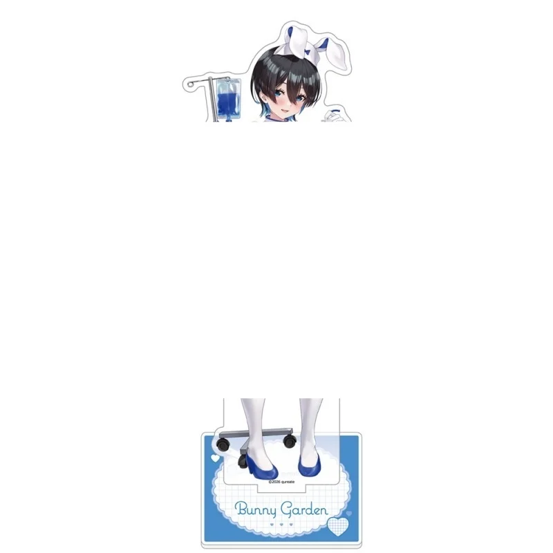 Love Adventure Game Bunny Garden Rin Miuka Name Acrylic Stand Figure Model Plate Keychains Desktop Ornament