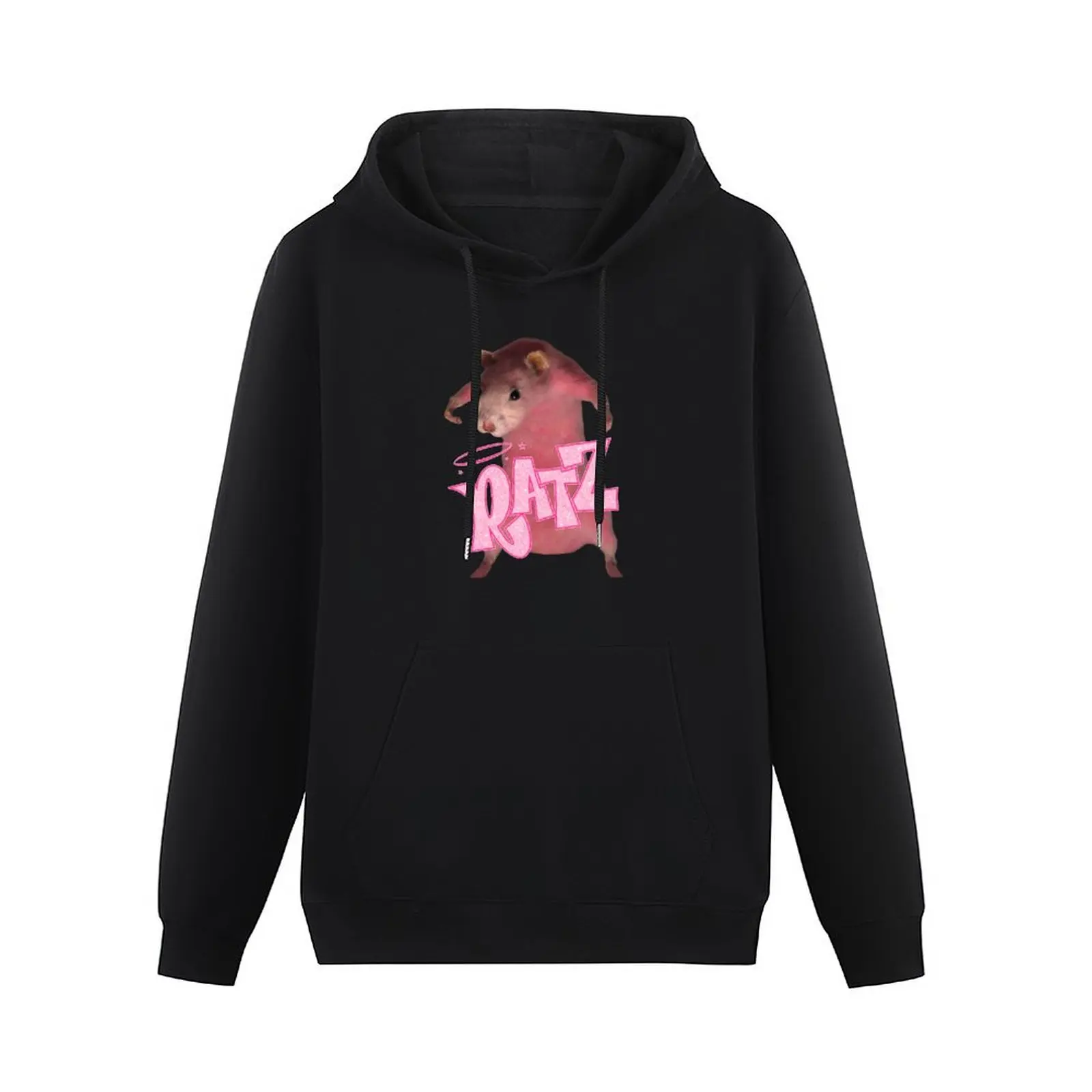 HQ Pink Rat Ratz Meme Pullover Hoodie men's winter sweater autumn new products graphic hoodie