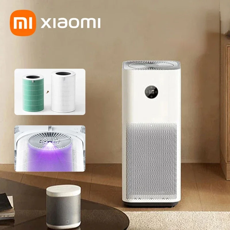 Xiaomi MIJIA Smart Air Purifier 4Pro H Six Times Purification and Aldehyde Removal Household 32.1dB (A) Low Noise LED Display