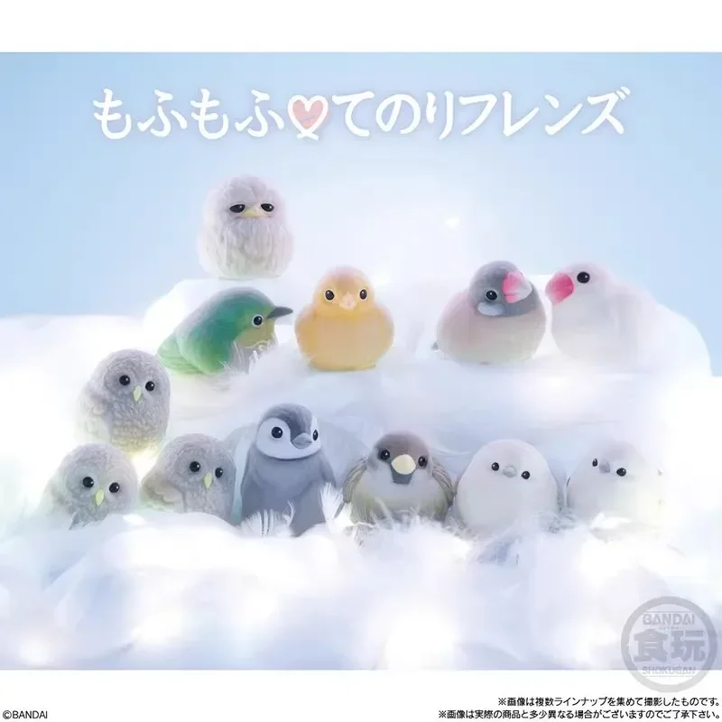 Bandai Candy Toyanime Figures Kincarzy Action Figurine Flocked Bird Kawaii Figures Pvc Statue Room Decoration Birthday Gift Toys