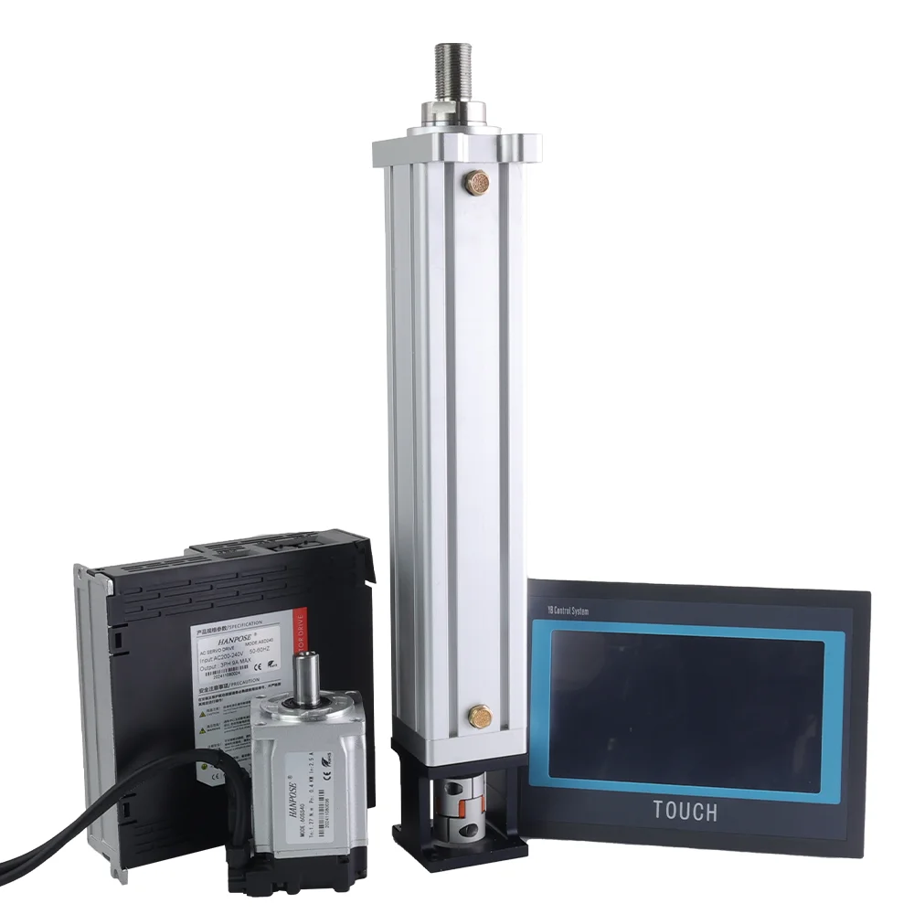 

Сервоприводный электрический цилиндр телескопического типа с высокой точностью, большой нагрузкой и шарико-винтовой передачей HES60E04-F05-100