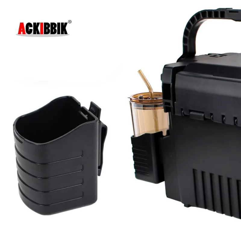 1pc Fishing Box Cup Holder Fishing Barrel Cup Holders Fish Box Water Bottle Mount Rack Fish Boxes Accessories