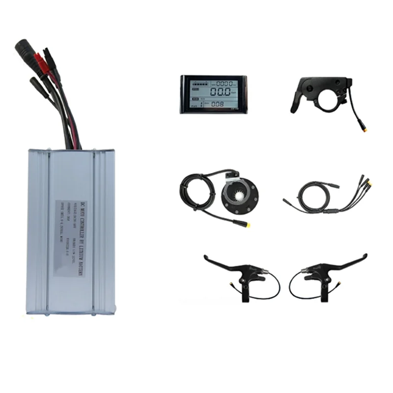 

ABKV-30A Waterproof Head Controller Kit Electric Bicycle Kit SW900 Display Sine Wave Controller 36/48V1000W