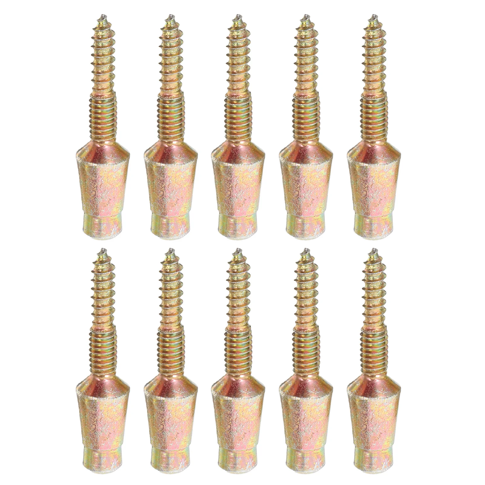 

10Pcs Door Hinge Security Screws Dual Thread Self Tapping Anti-Theft Pin Heavy Duty Metal Cabinet Gate Hardware Fittings