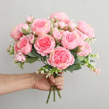 Silk Peony Bouquet 1