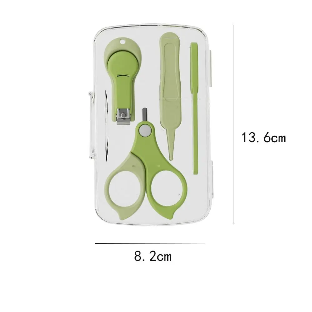 with Storage Box Baby Nail Clipper Kit High Quality Care Tool Baby Health Care Trimmer Scissors Portable Baby Nail File Set