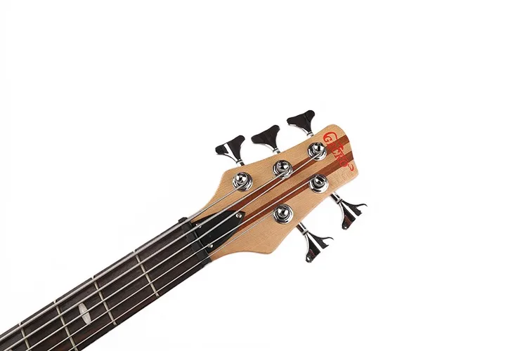 Gecko Guitare Basse custom Basso Ash Maple Neck  Bajo Stringed Instruments 5 String Electric Guitar Solo Bass Guitar