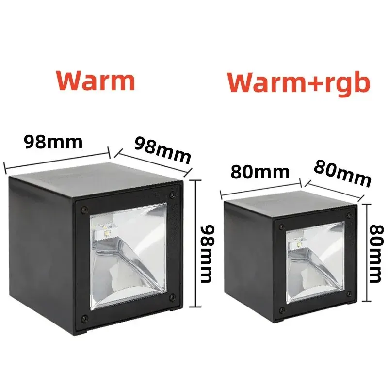 LED Solar Light Outdoor Garden Square Wall Lamp Sunlight Sensor IP65 Waterproof Courtyard Yard Balcony Fence Decoration Lighting image 3
