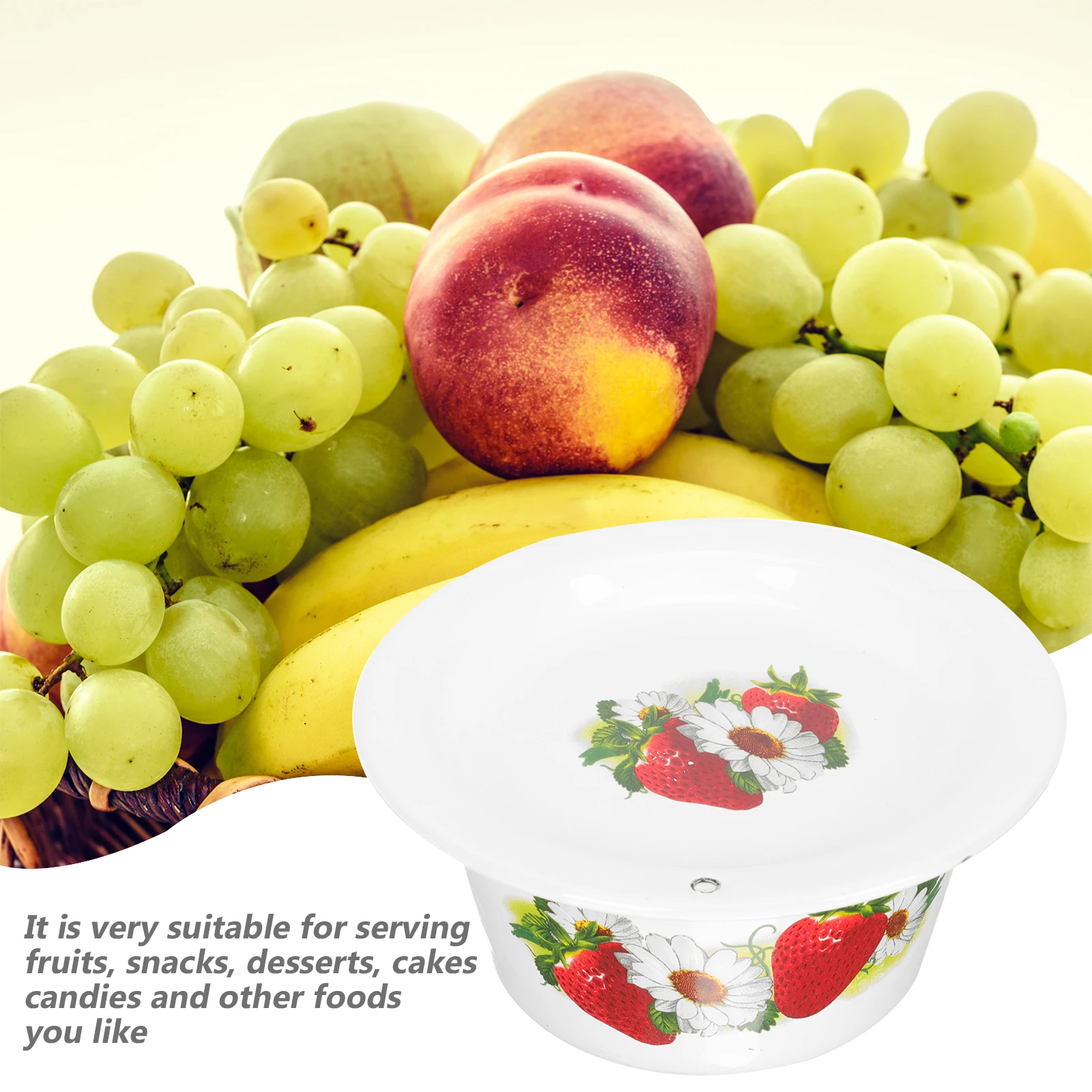 

Vintage Enamel Basin Retro Lard Storage Bowl Kitchen Home Tableware Food Serving Decorative Enamelware Soup Bowl