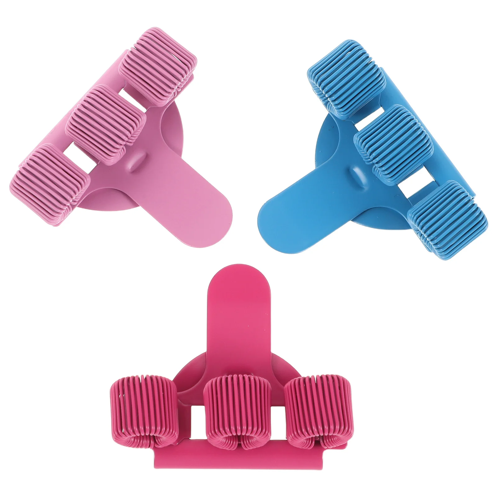 

3pcs Medical Stainless Steel Pen Holder Adjustable Spring For Doctors Nurses Triple Hole Metal Organizer Nursing Badge