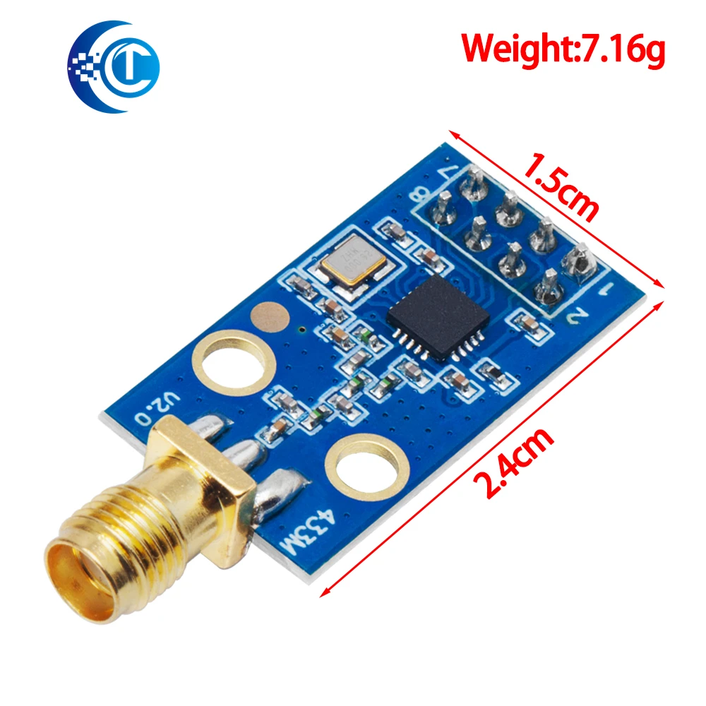 1PCS CC1101 Wireless Module With SMA Antenna Wireless Transceiver Module For Arduino 315/433/868/915MHZ