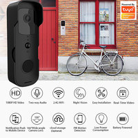 Tuya FHD Wireless Doorbell WIFI Phone Real Time Video Monitor RIP Motion Sensor Home Security Camera Night Vision Door Bell T30