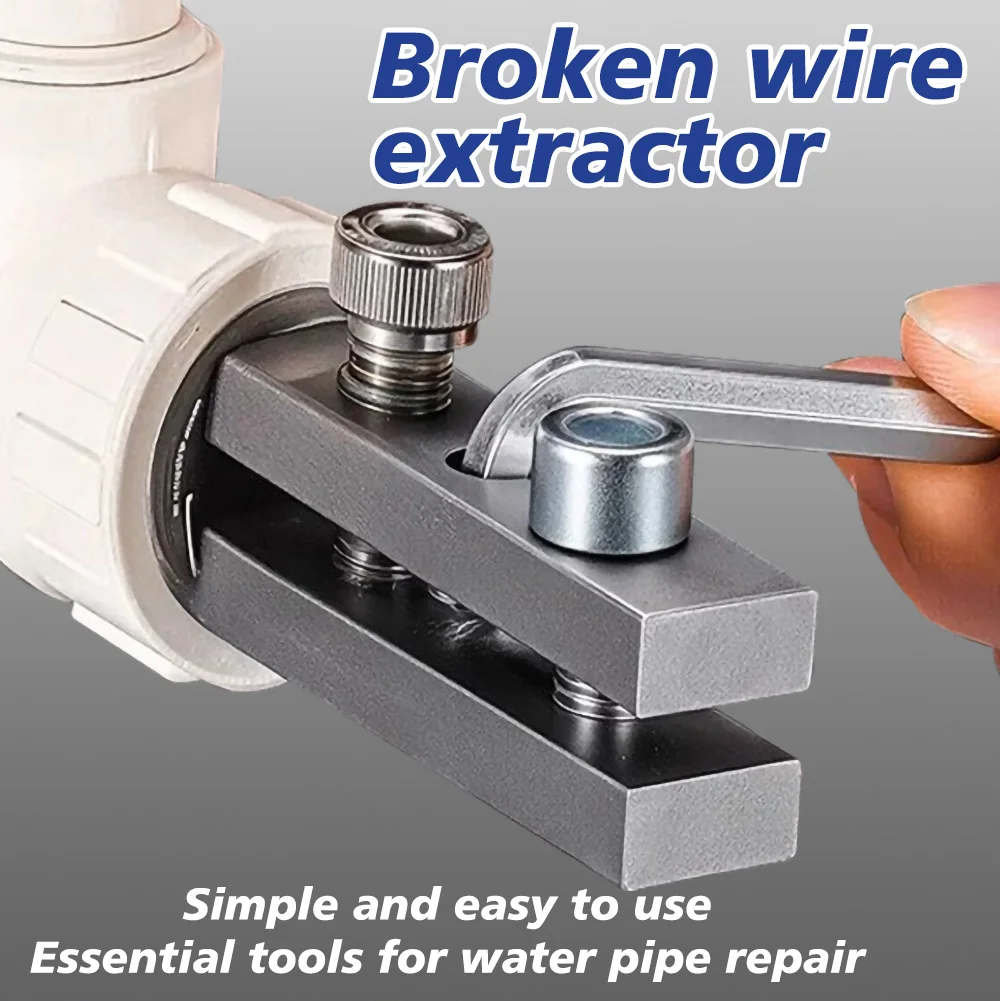 

Upgraded Faucet Angle Valve Broken Wire Extractor Tool, Portable Tap Water Pipe Repair Kit for PPR/PPE Pipes 1/2 3/4inch