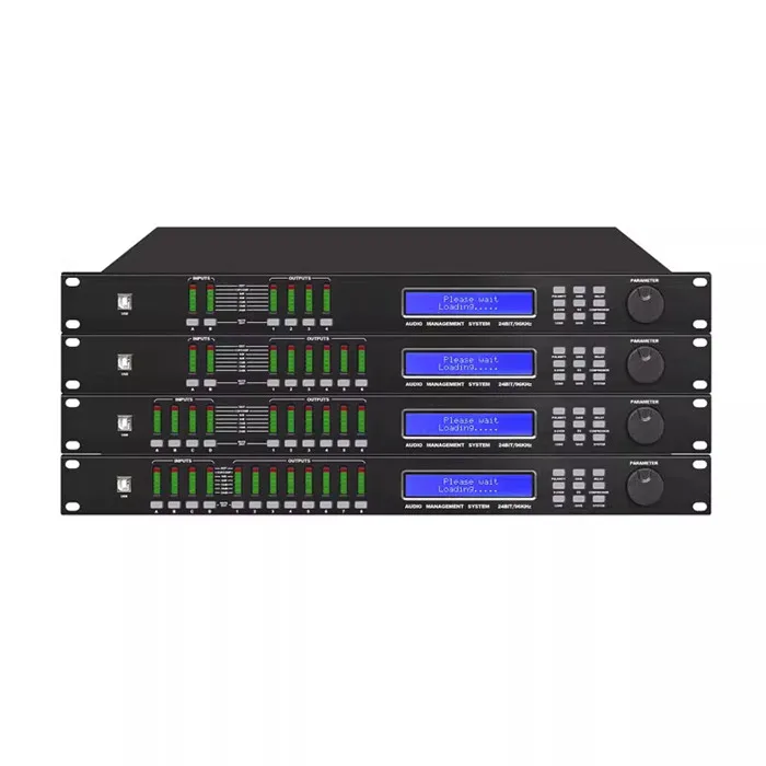 4 في 6 خارج MK-4600 مكبر صوت لمرحلة الأداء الاحترافي KTV كاريوكي معالج الصوت الرقمي الاحترافي