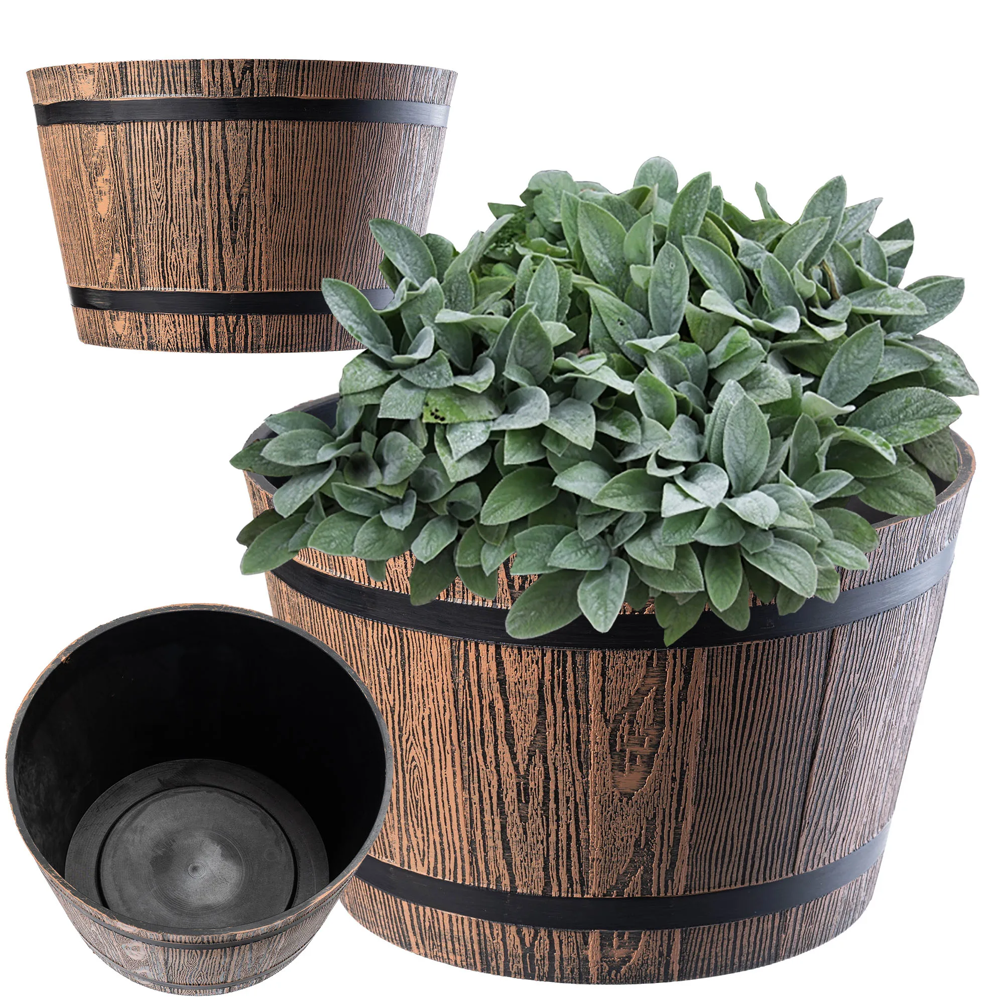 KADAX Pot Bloempot 23cm Deksel Met Pin Bloempot Plastic Tuin