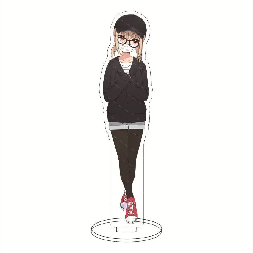 Anime Seiyu Radio No Ura Omote Yumiko Chika Sakuranamiki Yubisaki Acrylic Stand Ornament Adornment Collection Souvenir Gifts