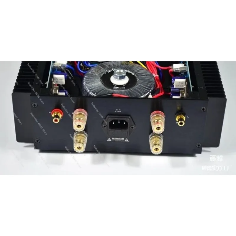 80W Pure Gold Sealed Tube HiFi Amplifier, Class A & Class B 8-Tube High Power Audiophile Sound System