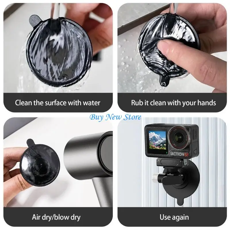 Giá đỡ đế hút phát hành nhanh từ tính 20CE cho máy ảnh hành động Khả năng tương thích phổ biến