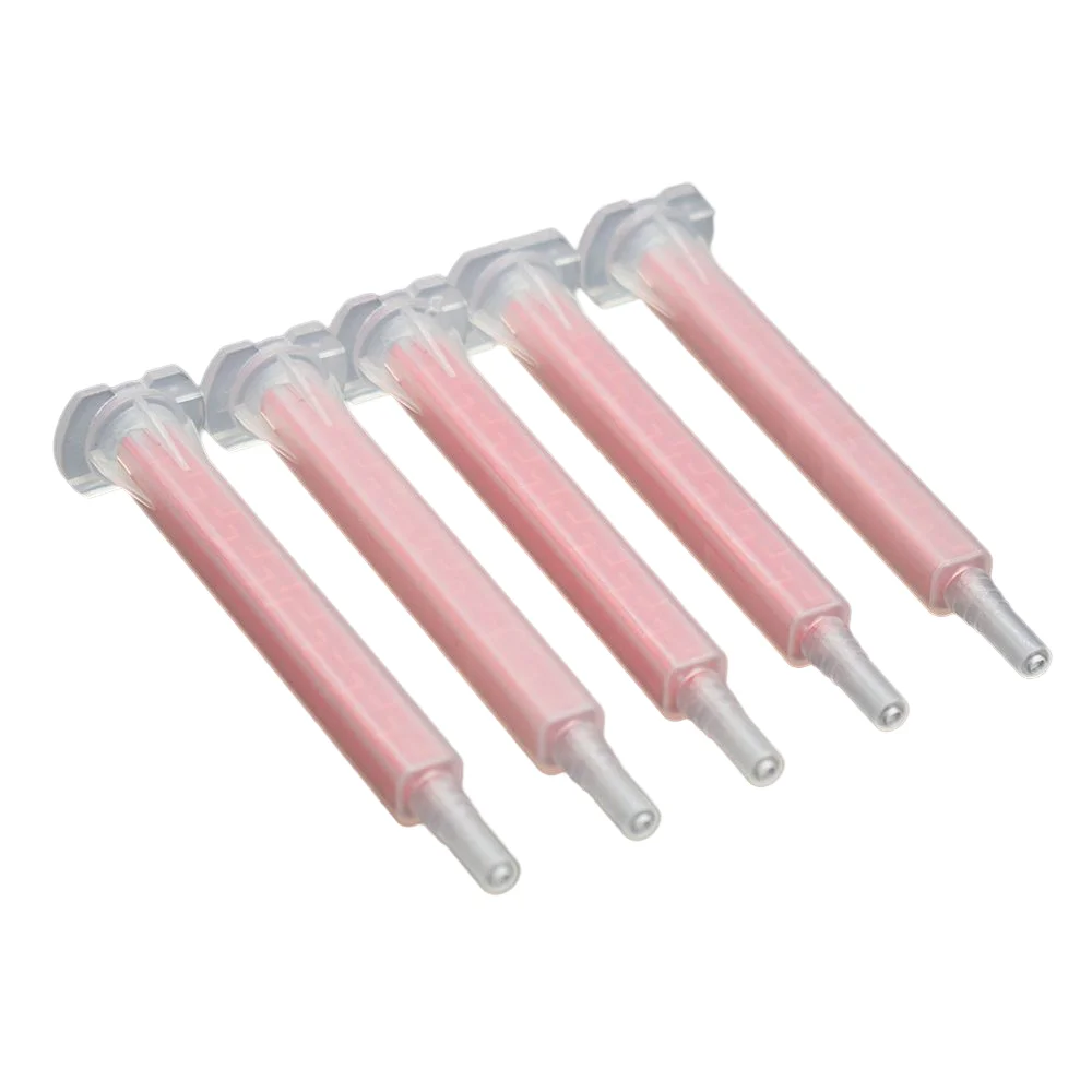 5pc AB colla quadrata miscelazione bocca tubo 83mm plastica dispenser tubo miscelatore Set di ugelli di miscelazione statici per cartucce da 50ml colla AB