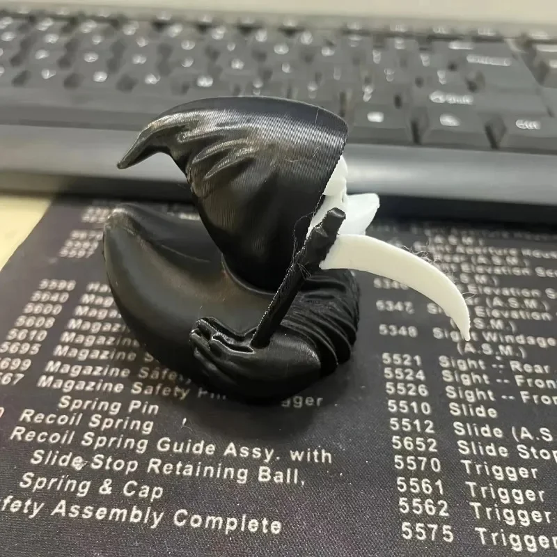 2026-Latest Models Grim Reaper Duck A 3D Printed Scary Death Duck Statue Suitable for Home Decoration Halloween Decoration