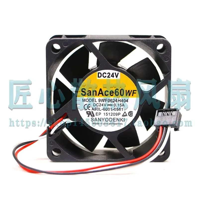 

Новый 9WF0624H404 A90L-0001-0581 24 В 0,15 А 6 см 60*60*25 мм вентилятор охлаждения усилителя FANUC