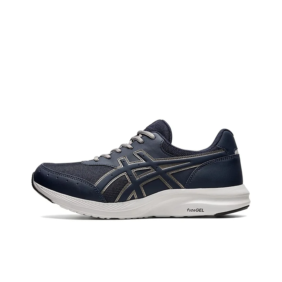 Asics Gel Fun Walker 414 4E Width Low top Running Shoes Men's Navy Blue 1291A042-400