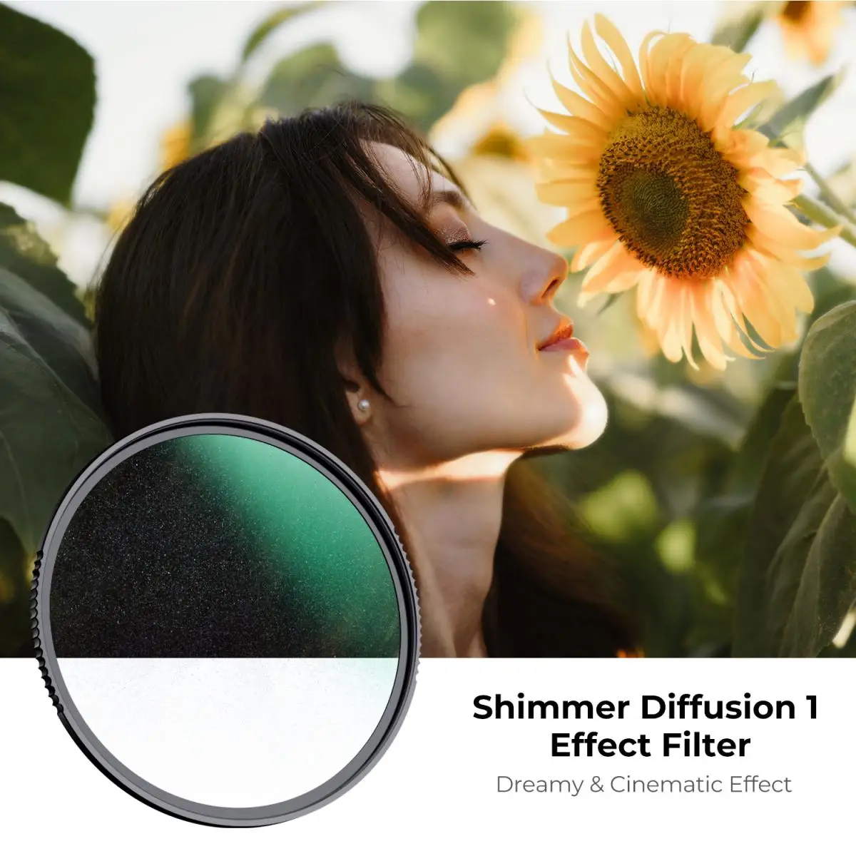 K&F K F Concept Shimmer Diffusion 1 82mm 77mm 72mm 67mm 58mm Filter Glass Glimmer Effect Filter for Camera Lens Glimmerglass