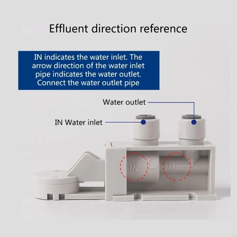 D0AB Water Leak Detector Automatic Shut Offs Valves Stop Water Supply When Water Leaks for Reverse Osmosis Under Sink Water