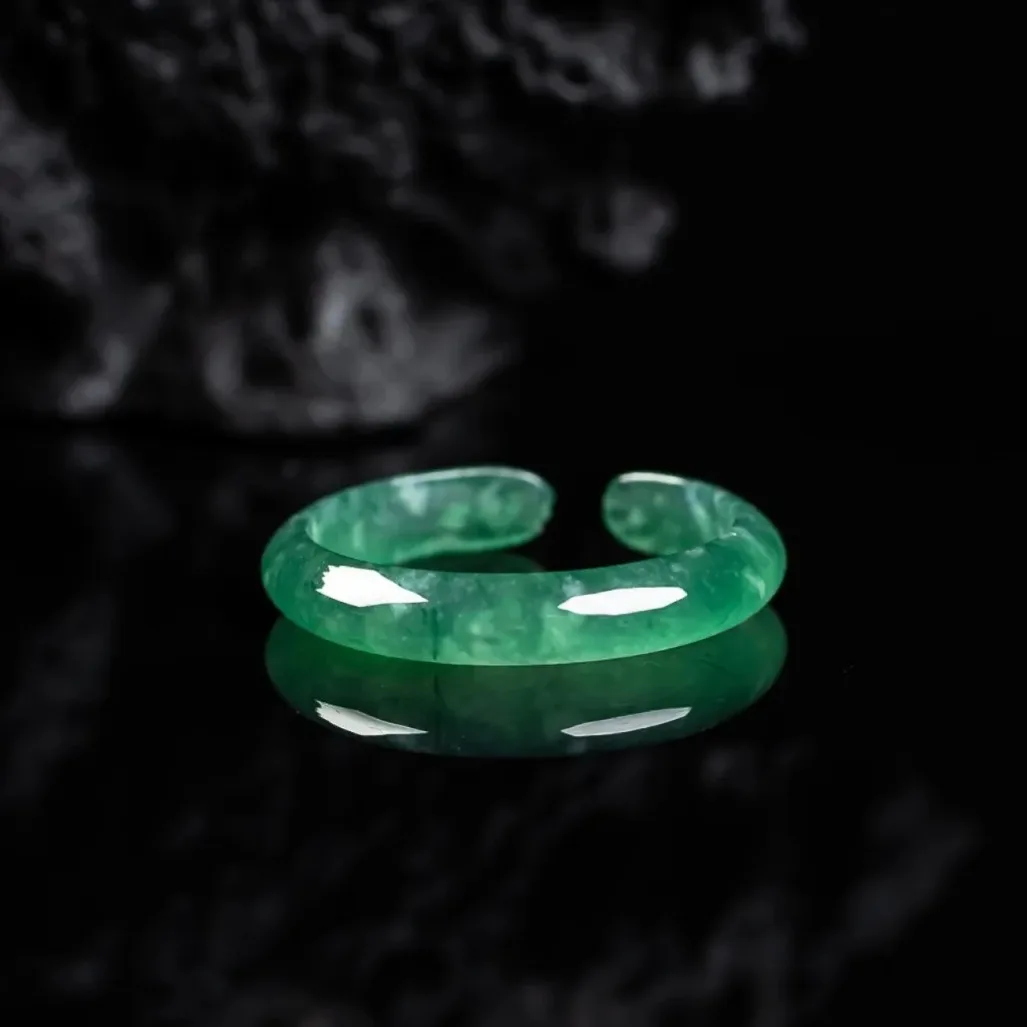 Real Myanmar Jade Cat Paw Rings Burmese Jadeite Natural Jewelry Carved Amulet Talismans Luxury Designer Fashion Gifts for Girl