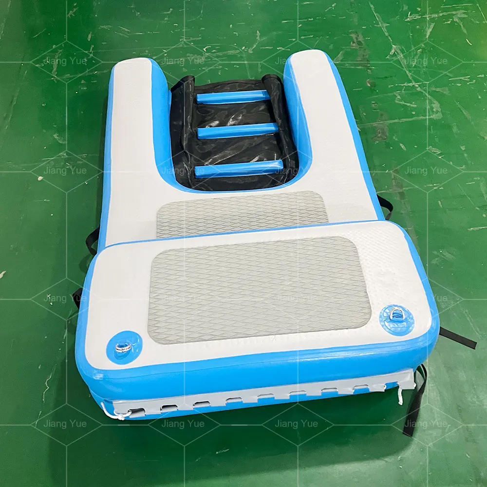 New Design Drop Stitch Pet Dog Folding Ramp Dog Water Ramp Inflatable Dog Ramp For Boat/pool/lake