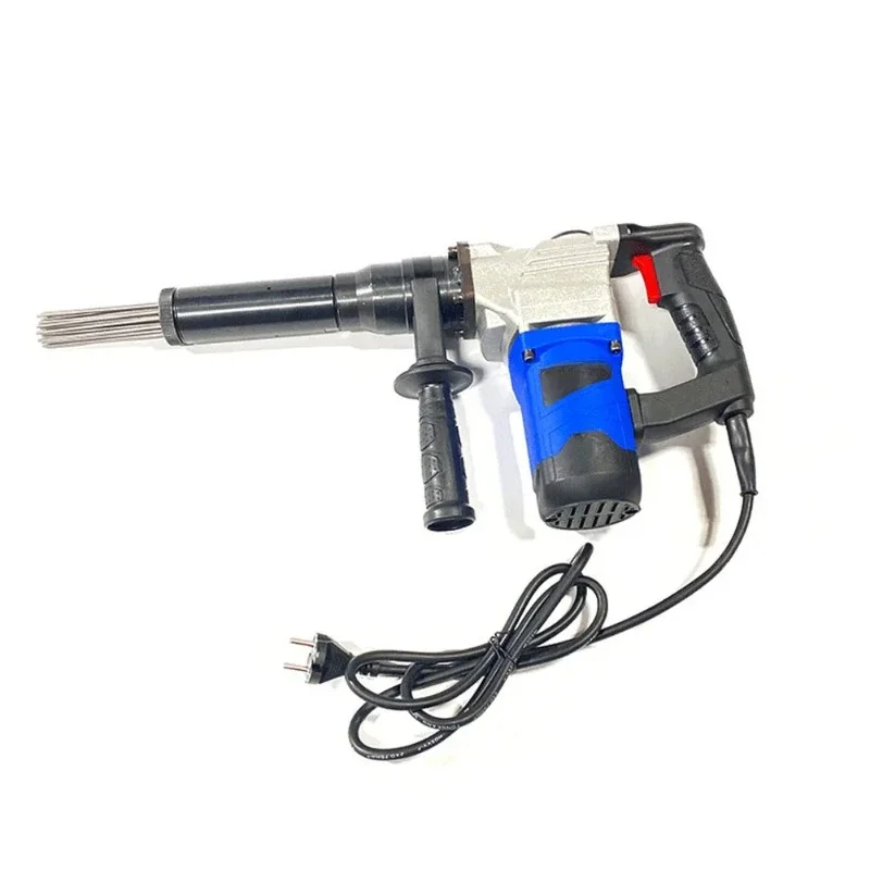 1100W Needle Derusting Gun Electric Jet Chisels Hand-Held Electric Needle Scaler Rust Removal Cleaning Machine New