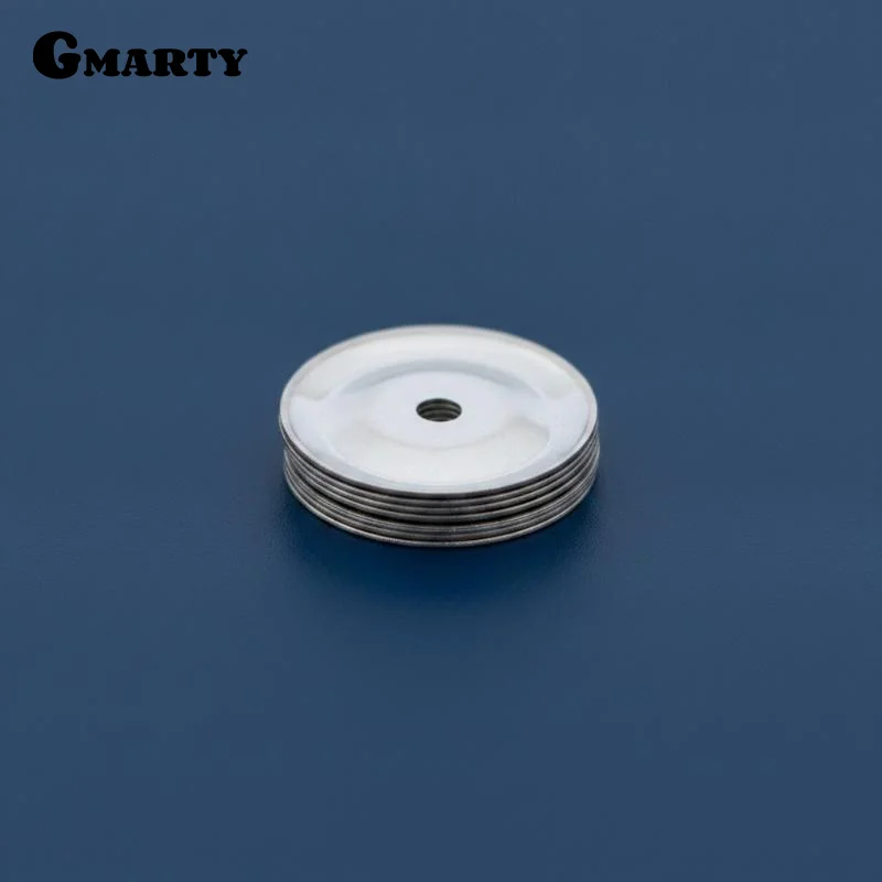 50pcs Tambourine Ring Cymbals Ching Rings Percussion Instrument Drum Ring Double Row Rattle Drum Rings Accessories