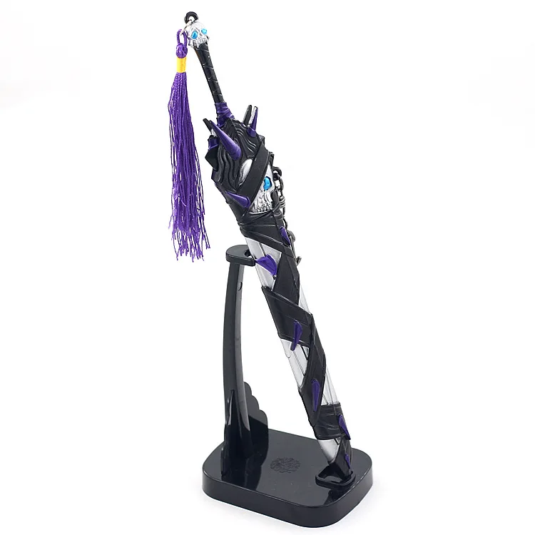 22 cm/8.66in Nacht van het Lot Anime Randapparatuur Ridder Koning FATE Hassan Zwaard van Sue Omhulde Wapen Model Anime zwaard Jongen Speelgoed Gift