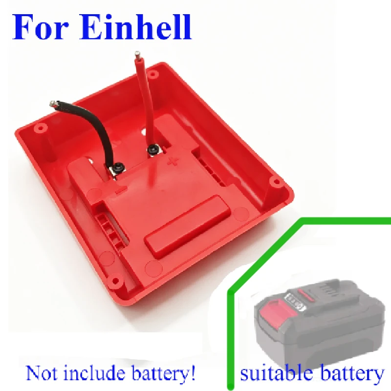 Lithium-Batteriegehäuse DIY-Adapteranschluss für Parkside PAPS204, Einhell, Ozito PXBAT52, Devon und Worx Batterien