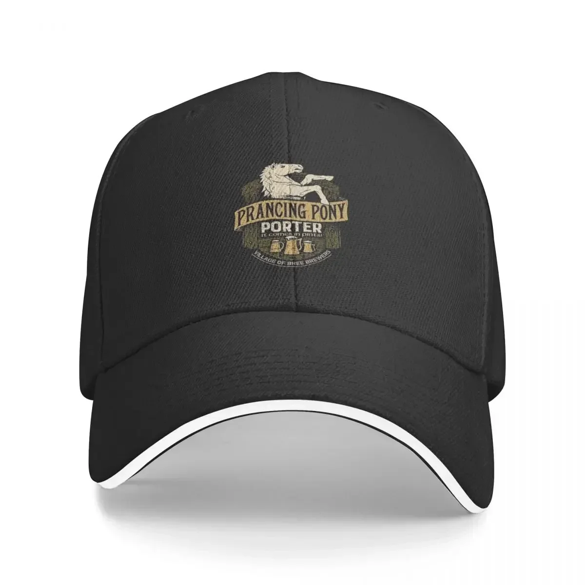

The Prancing Pony Baseball Cap Thermal Visor golf hat genuine Mens Hats Women's
