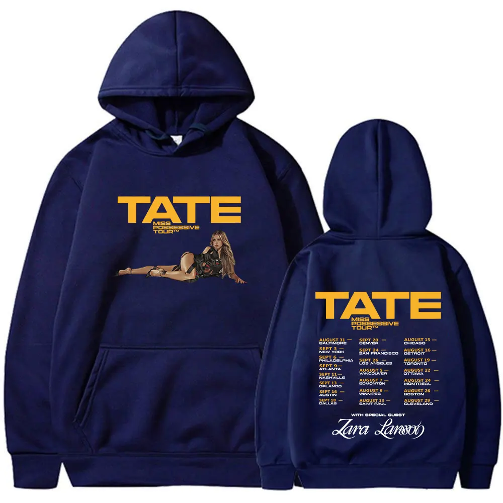 Tate McRae Miss Possessive Tour 2025 Hoodie Mens Women Clothing Fashion Harajuku Hoodies Oversized Pullovers Hooded Sweatshirts