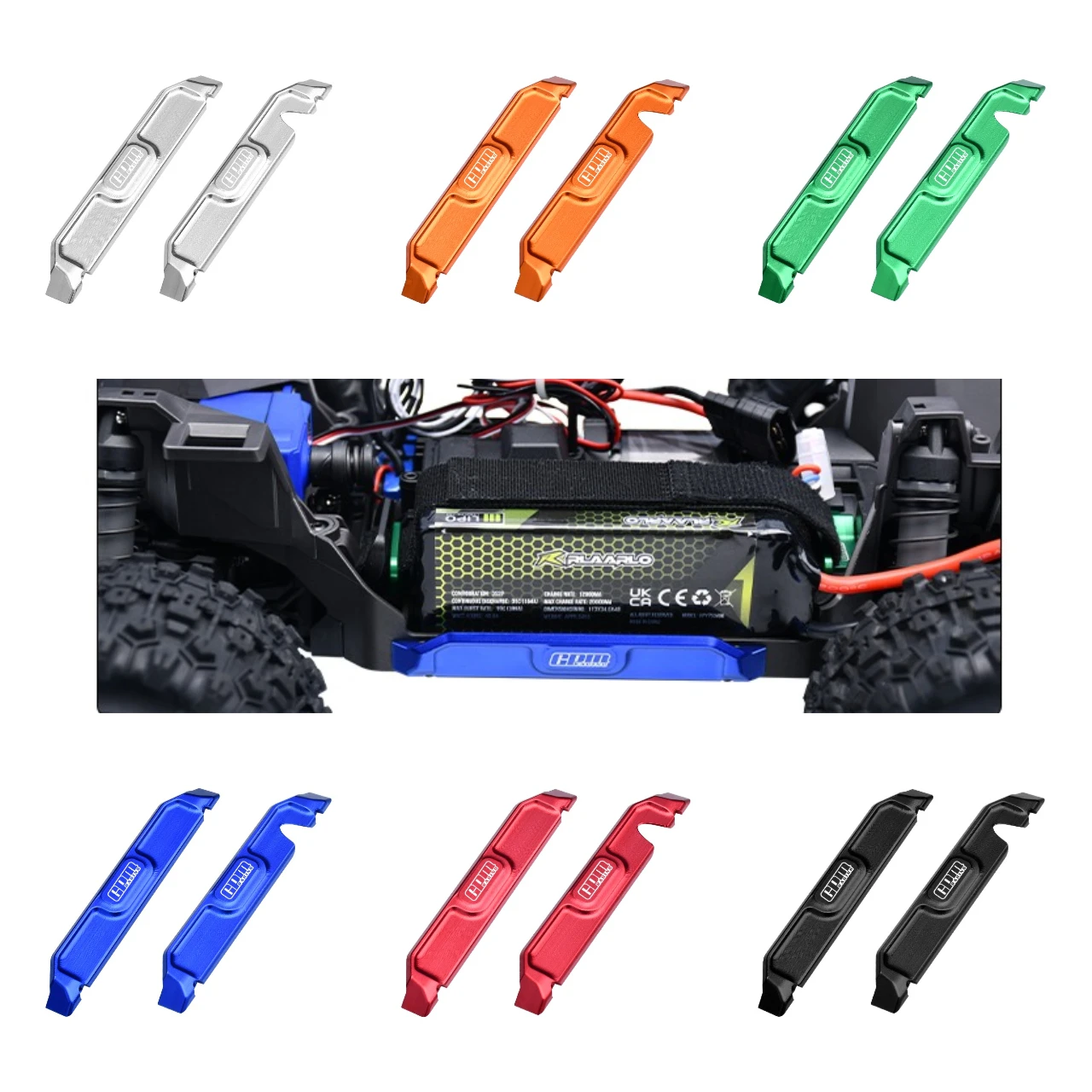 

GPM 7075 Alloy Chassis Nerf Bars For TRAXXAS Mini Maxx / Mini XRT 10723