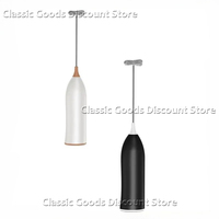 1PC Electric Milk Frother Kitchen Drink Foamer Mixer Stirrer Coffee Cappuccino Creamer Whisk Frothy Blend Egg Beater