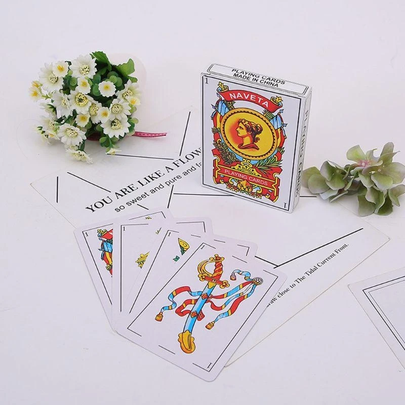 

A0KA Pack of Entertainment Rel Play Pakers Pack Game Paper Cards Retro Magical Magical Collse Board Board Games