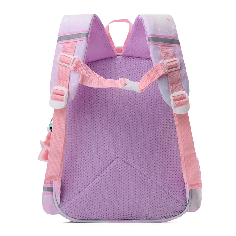 Kulomi-mochila feminina, classe média e grande, mochila tridimensional dos desenhos animados, mochila para meninas pré-escolares, crianças