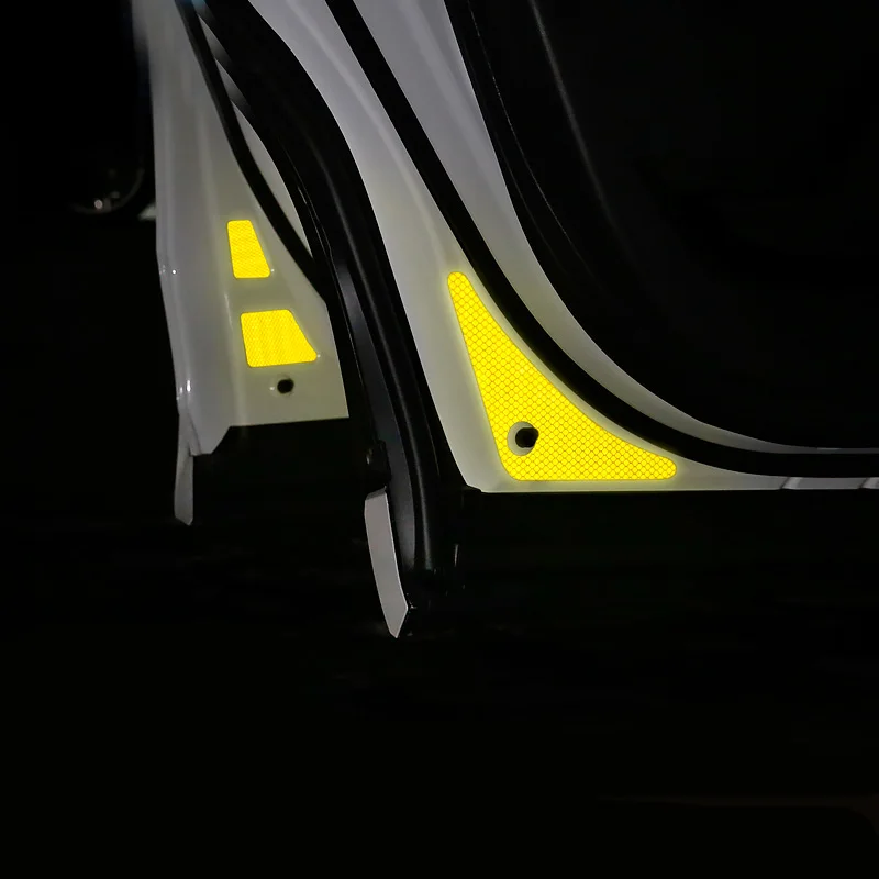 

For Toyota Highlander 2015-2022 car door reflective sticker car door safety warning Car door OPEN reflective decorative