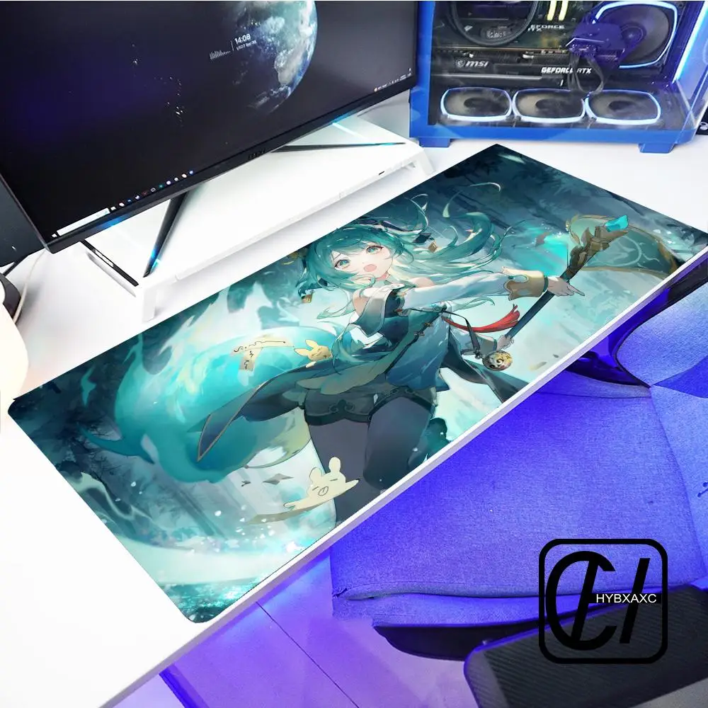 Huohuo Honkai Star Rail Anime Mouse Pad Cool HD Mousepad Pad Extended Gaming Keyboard  LargeMouse Pad 90x40cm XXL Gamer Desk Mat