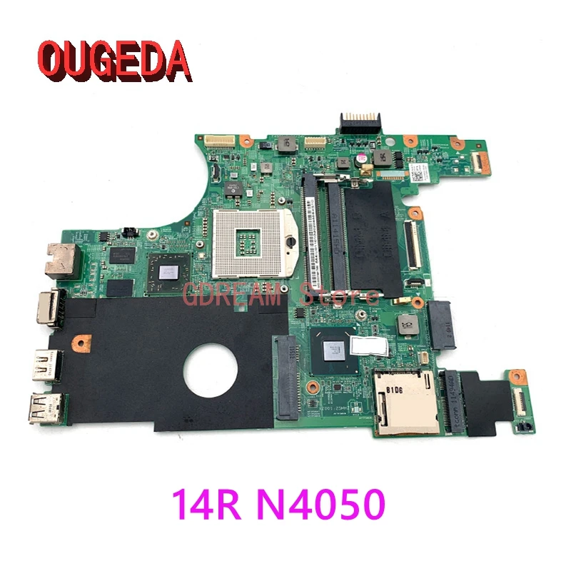 OUGEDA CN-07NMC8 07NMC8 7NMC8 For Dell Inspiron 14R N4050 Laptop Motherboard HM67 DDR3 HD 6470M graphics MAIN BOARD full tested