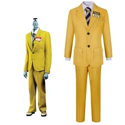 New BOB Cosplay Costume Costume Yellow Uniform Coat Top Pants Outfits Halloween Carnival Suit