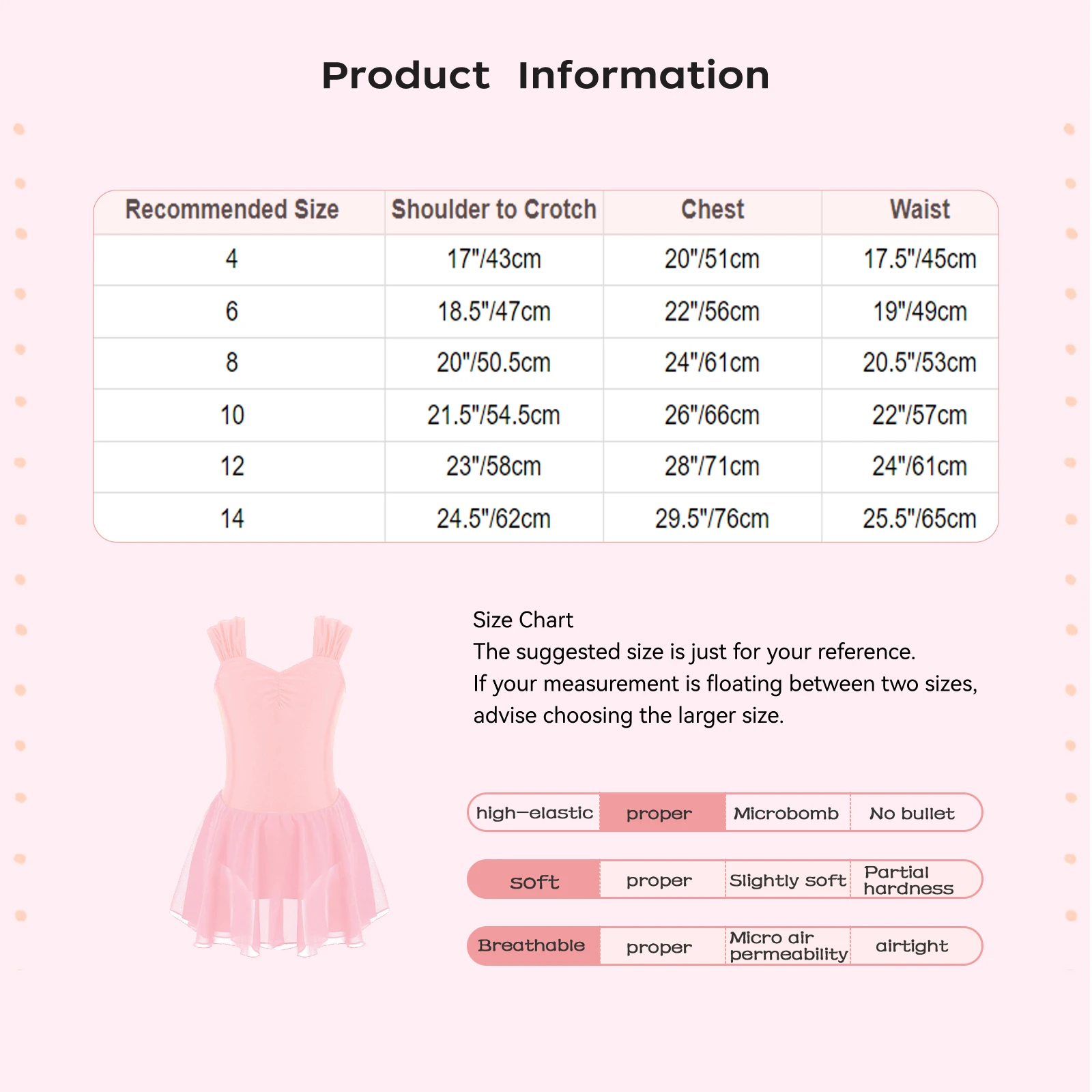 Ice Skating Dress Kids Girls White Tulle Figure Skating Roller Skating Dress Ballet Costume Gymnastics Leotard Dance Wear