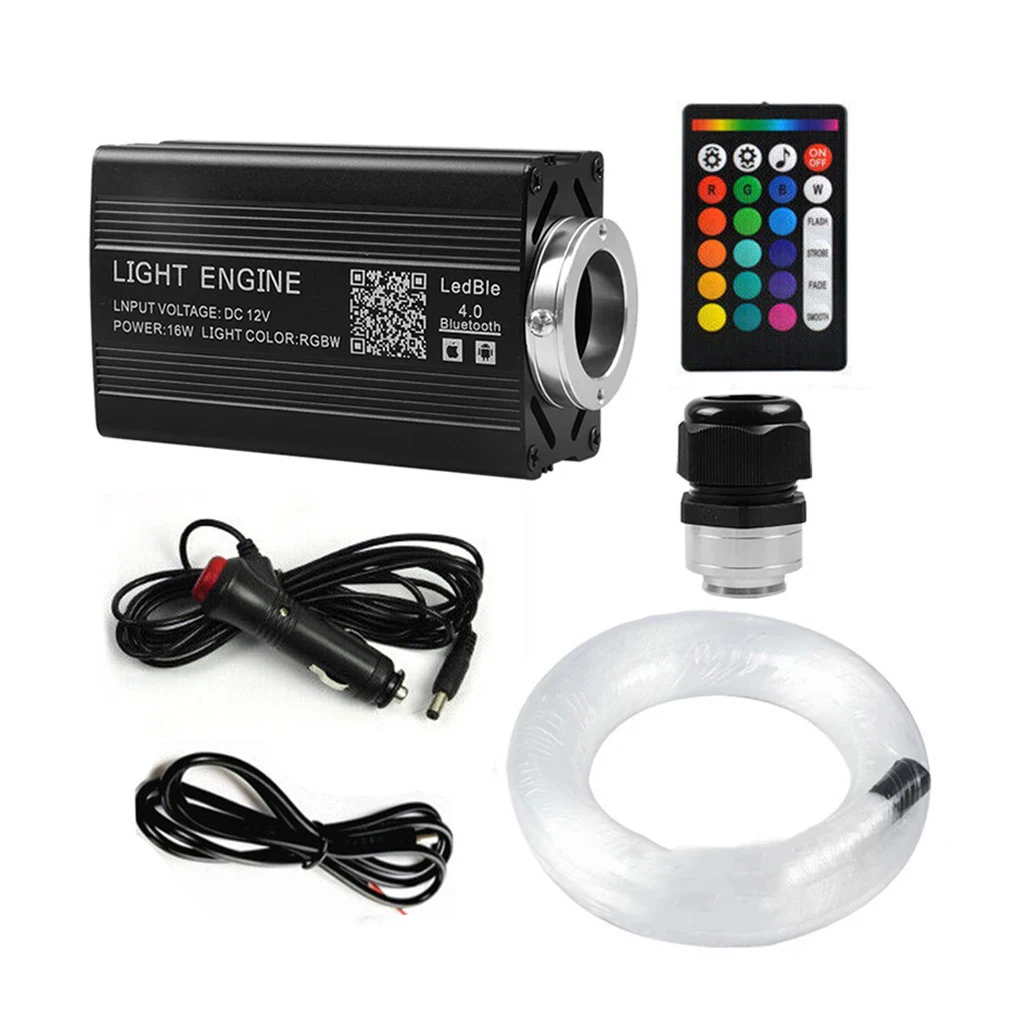 ABS 500pcs Fiber Optic Car Headliner Star Light LED Home Roof Twinkle Ceiling Lights Kit Durable