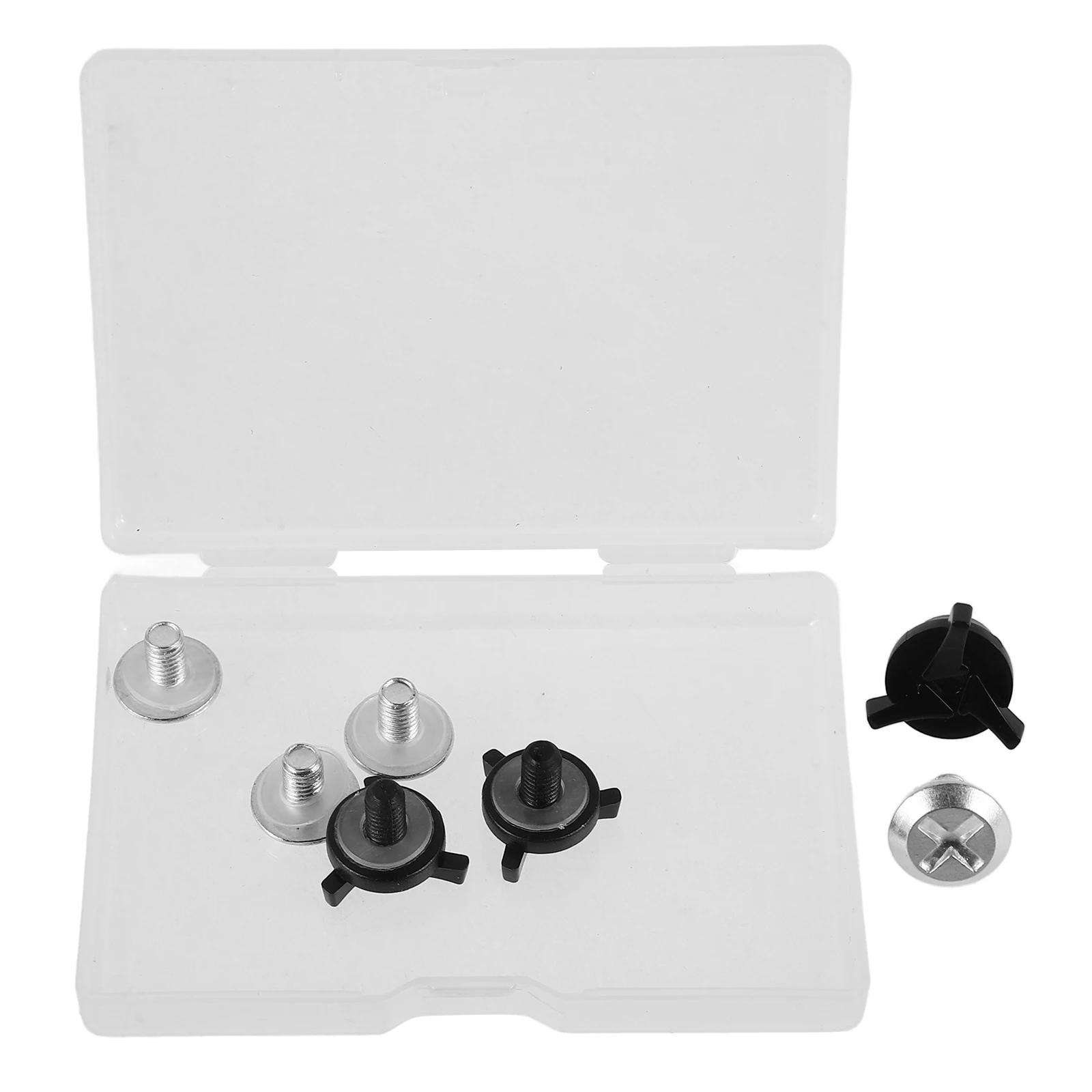 

7 Pieces Screws Black Plastic Universal Motorcycle Dirt Bike Visor Repair Replacement Parts Accessories Screw Kit Long