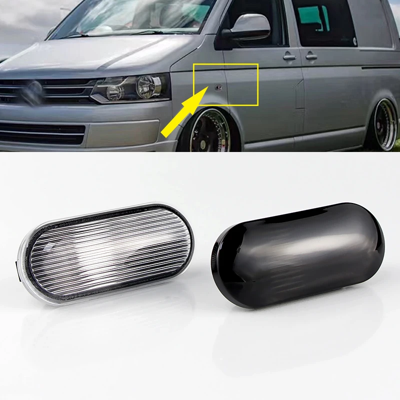 2 stücke Seite Marker Blinker Shell Objektiv Keine birne Für VW Transporter T5 Caravelle Polo Golf 3 4 Passat B5 sharan Amarok Lupo Bora