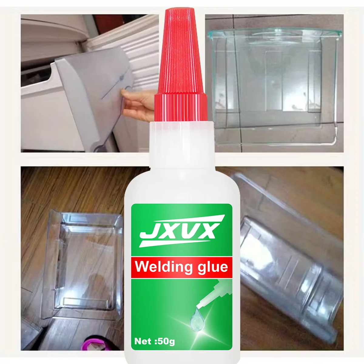 

Сверхпрочный клей Высокопрочный клей на масляной основе для сварки Клей для мгновенного склеивания - Универсальный клей для сборки мебели - Подходит для металла, стекла, резины, дерева и пластика