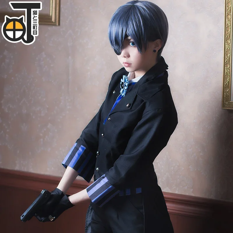 Anime Black Butler Ciel Phantomhive Cosplay Kostuums Boek van de Atlantische Kuroshitsuji Cosplay Kostuum Halloween